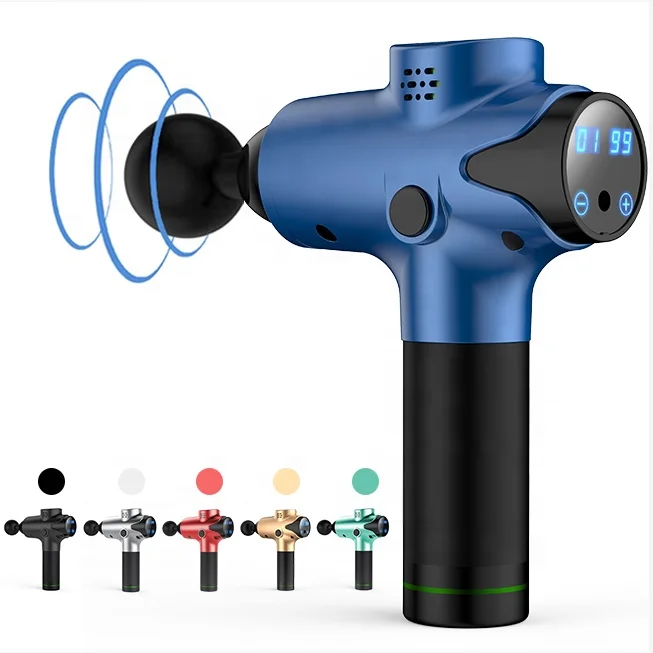 
20 Speeds Gears Metal Paint Fast Charge HAIGYM Muscle Massage Gun 