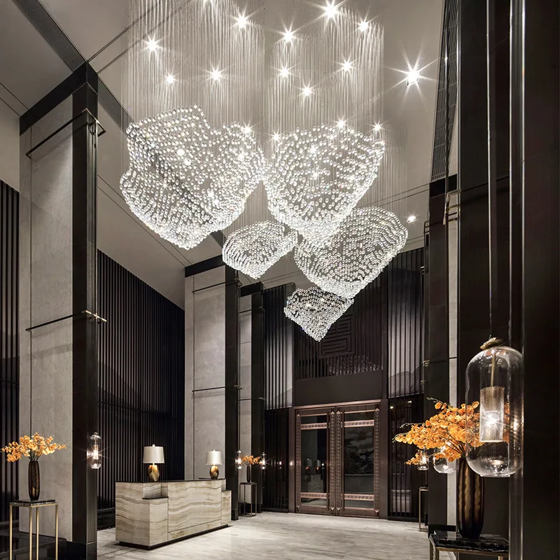 High Quality Best Sales Deluxe Lobby Bar Of Hotel wall light Crystal Chandelier