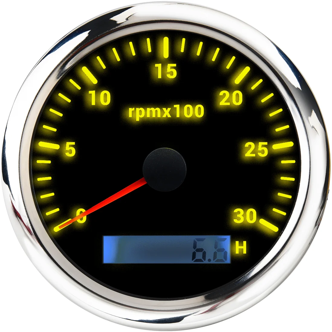 Diesel rpm 3 cylinder tachometer