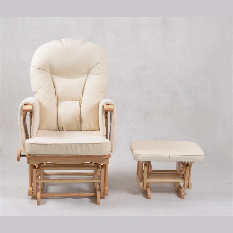 Mothercare Baby Rocker Glider Nursery Rocker Chair and Ottoman Stool