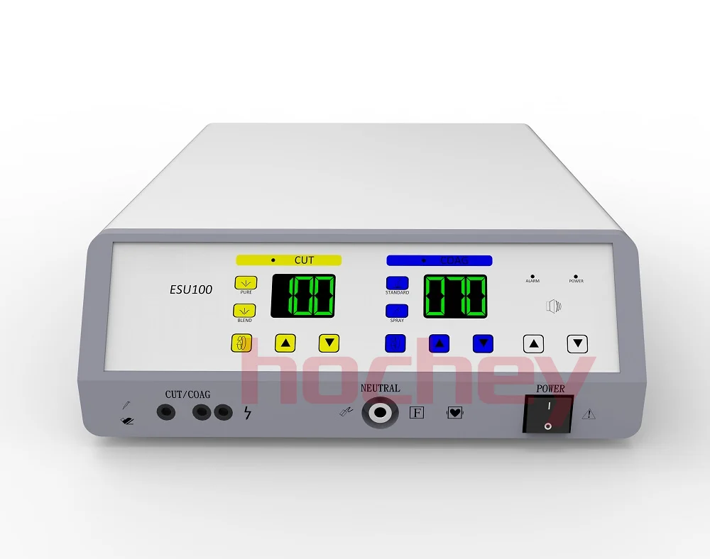 Hochey Medical 100W Electrosurgical Cautery Unit High Frequency Electrosurgery Unit with CE ISO