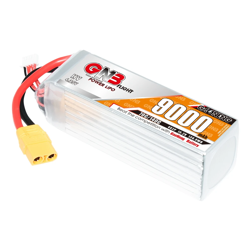 GNB GAONENG LiHV 9000 мАч 4S 15 2 В 70C 140C XT90 RC LiPo батарея для автомобиля FPV Дрон лодка мягкая упаковка