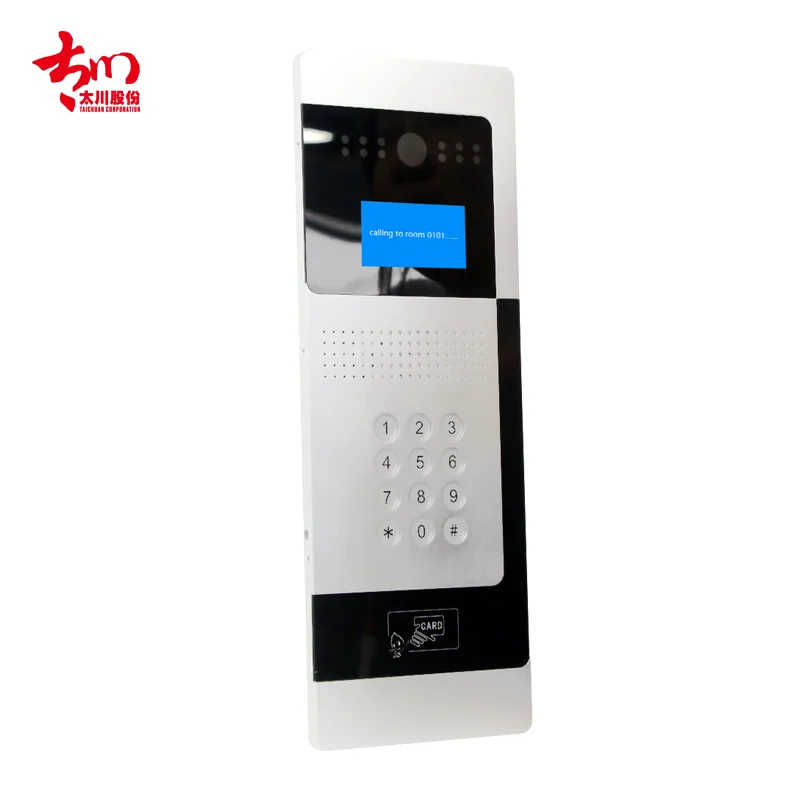 Цифровой домофон для зданий, дверной телефон для наблюдения, наружная видеостанция с ночным видением