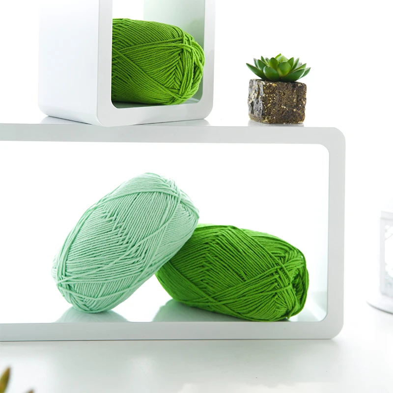 Yarncrafts Space dyed soft natural organic cotton acrylic blended hand knitting yarn