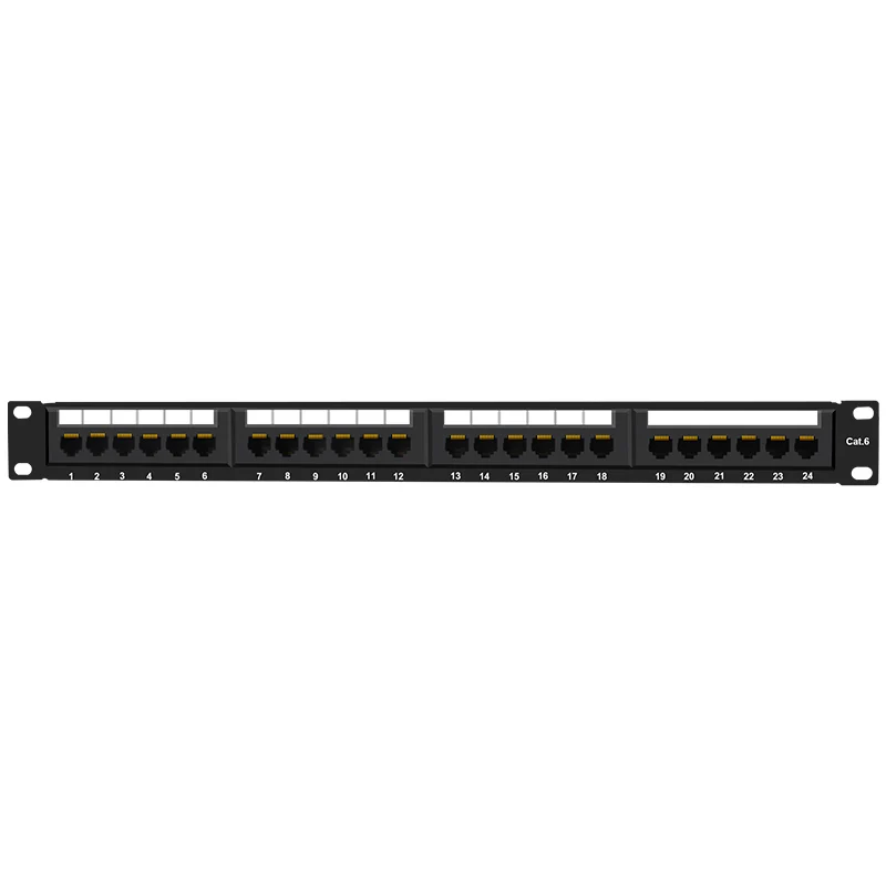Неэкранированная патч-панель cat6 с 24