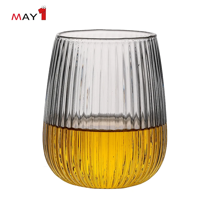 Factory supply custom Heat resistant high borosilicate glass coffee cup