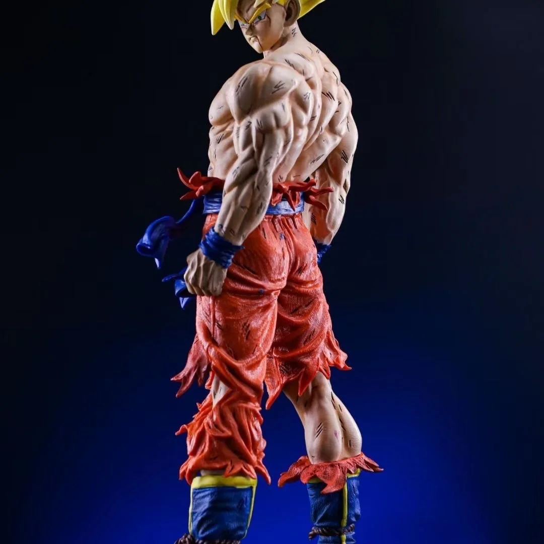 45cm Dragon Balls Goku Super Saiyan Action Figures Pvc Collectibles Statue Model Anime Figurine Dragon Balls Z Action Figures
