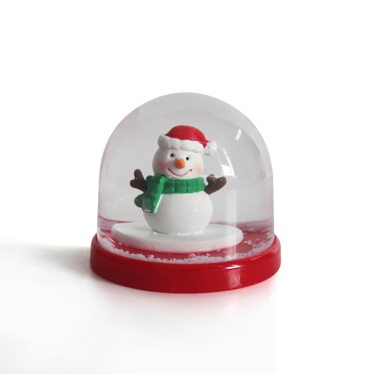 Factory Price Cheap Custom Souvenirs Plastic Photo Frame Snow Globe Promotion Snow Ball