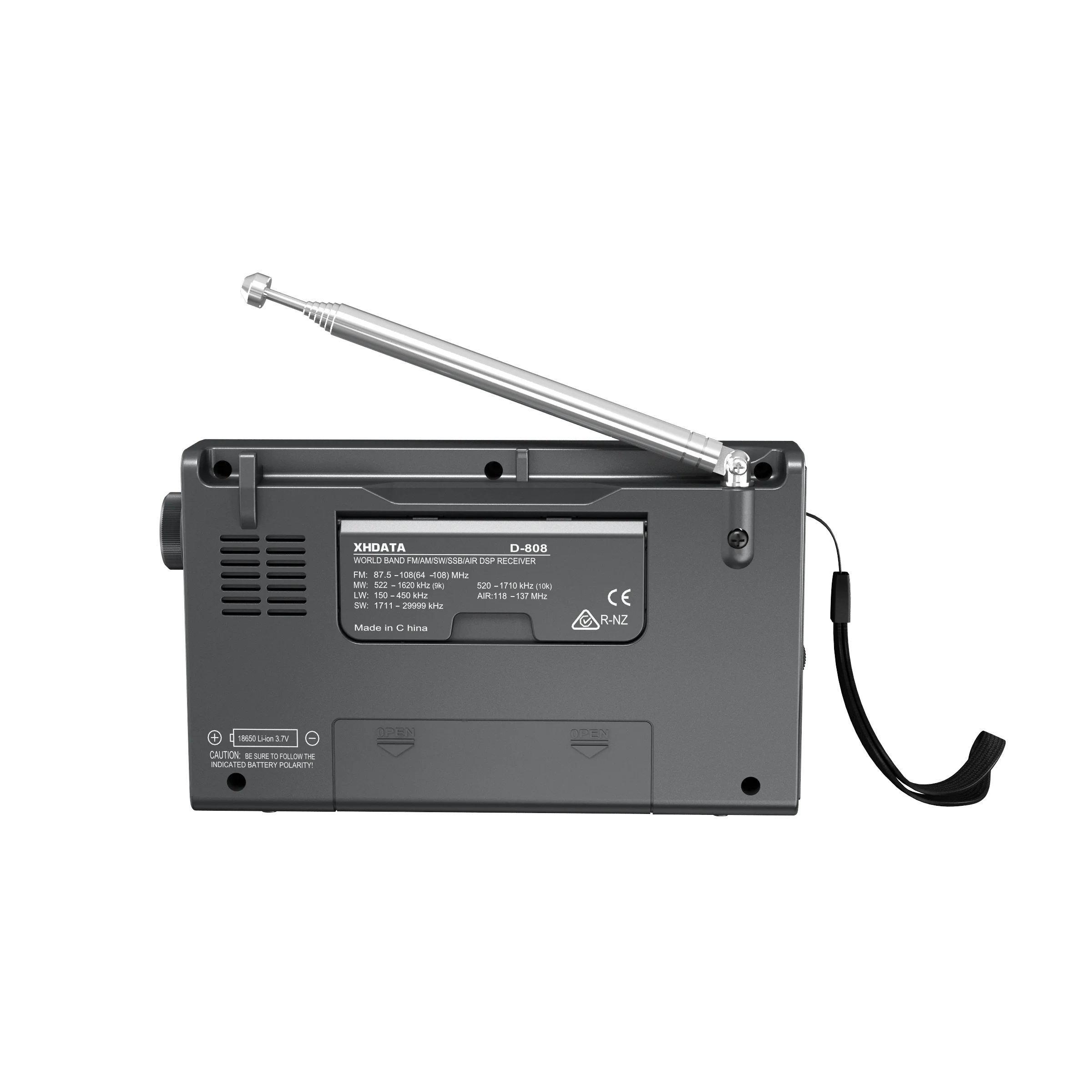 XHDATA D-808 Portable Professional Radio Digital FM Stereo/Shortwave/MW/LW/SSB Air Band Multi Band Receiver