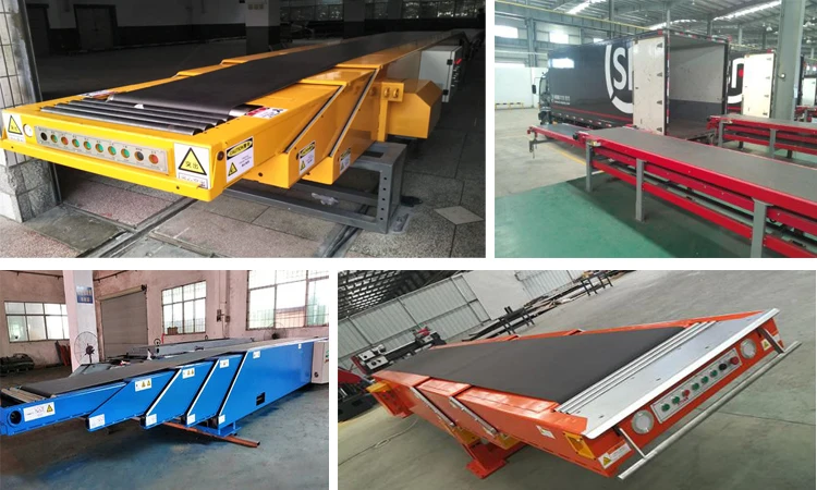 Platform mobile Telescopic truck loading belt conveyor