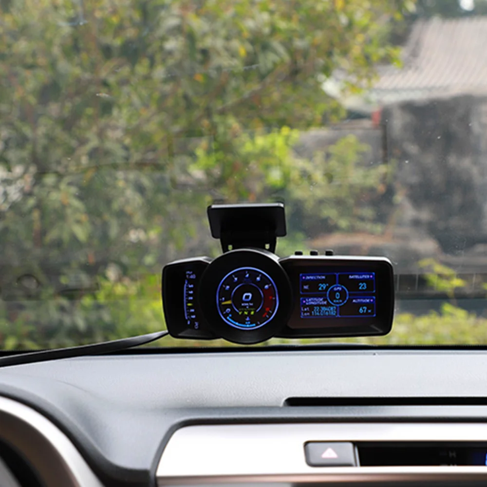 Цифровой измеритель давления масла OBD2 температуры и уровня топлива для автомобиля