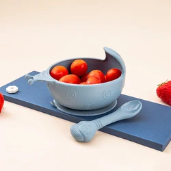 Custom packaging baby bowl silicone baby suction bowl silicone suction baby bowls
