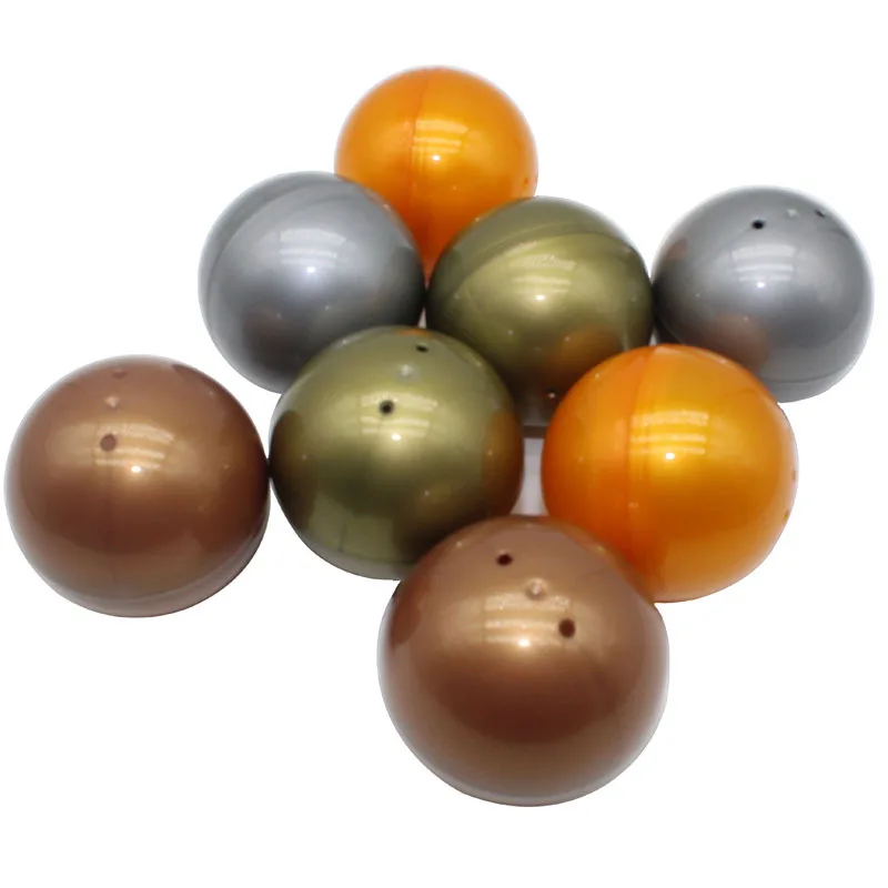 Wholesale Different Size Gold Silver Capsules Round Plastic Vending Machine Capsule Toy for