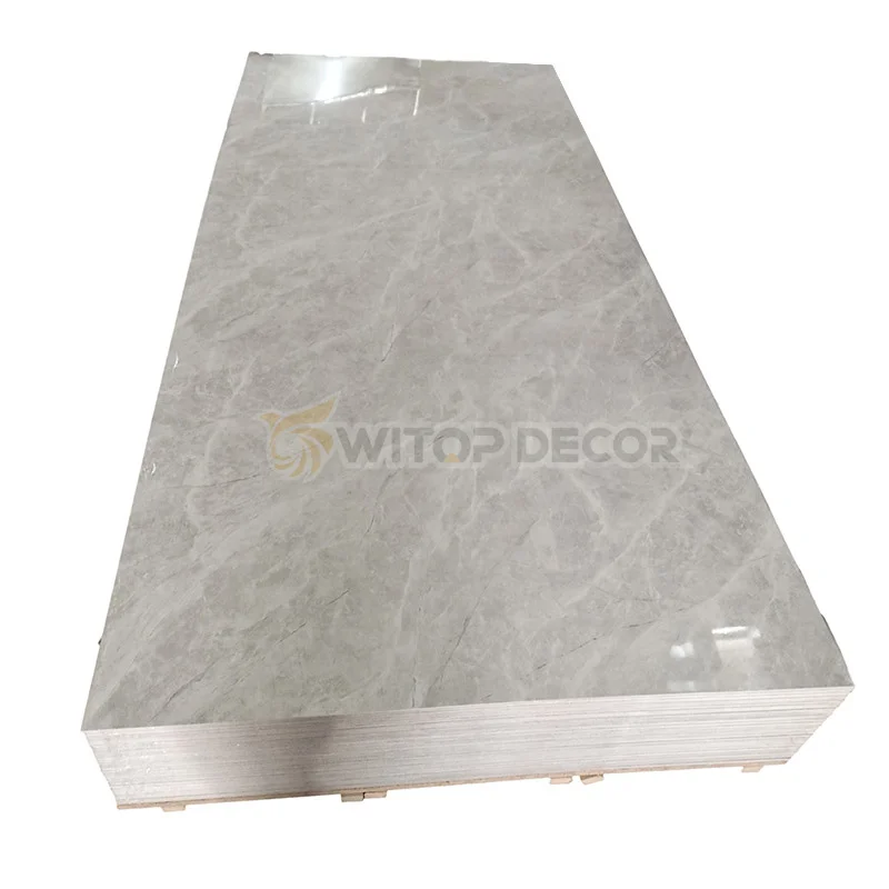 Faux Marble Solid Plastic UV  marble sheet pvc Surface Design