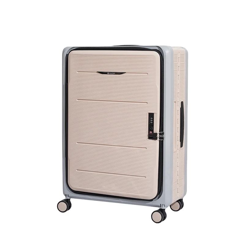 20 inch 24 inch PP lightweight foldable luggage carry on luggage trolley luggage with spinner wheels