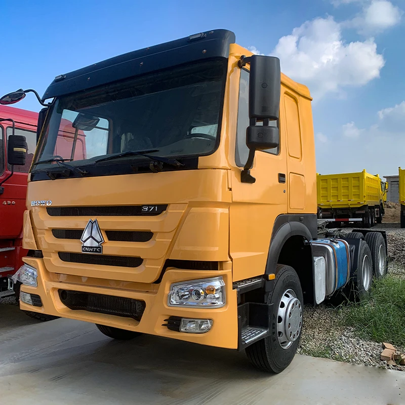 Китай Sinotruk Подержанный тягач 6x4 HOWO 371HP Prime Mover 420hp