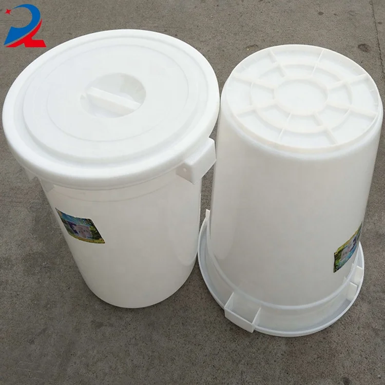 Wholesale price small white plastic buckets drums plastic containers