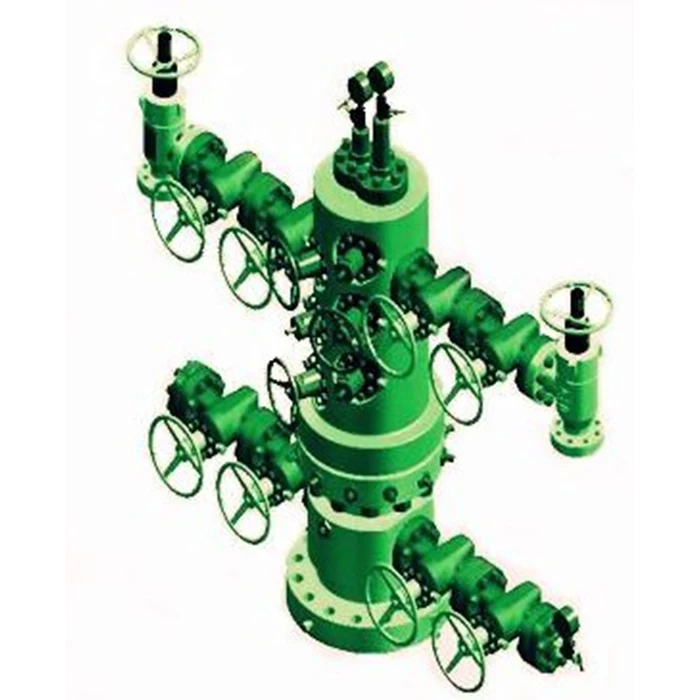API 6A unitized wellhead and x-mas tree & equipment for oil production