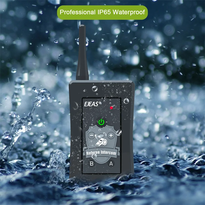 FBIM football referees 4-way bluetooth communication intercom walkie talkie