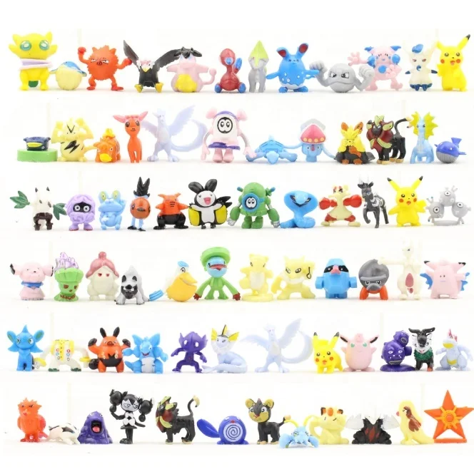 Wholesale pokemon action figure 2-3cm Mini Child 144 Pcs Action Figure Pokemon For Kids