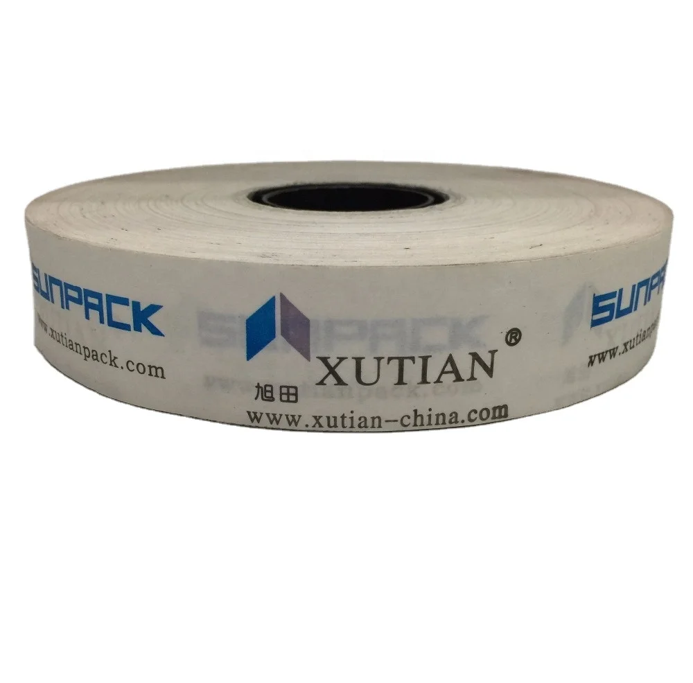 Paper banding roll currency band tape 30mm width Hot melt strapping paper tape for WK02-30 wrapping machine