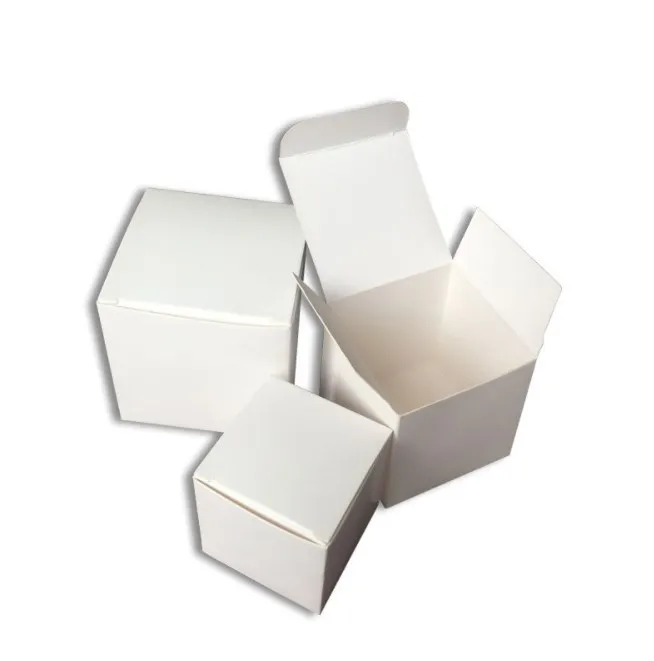 Custom Packaging Cosmetic Small White Box Packaging  White Paper Box Cheap White Cardboard Box