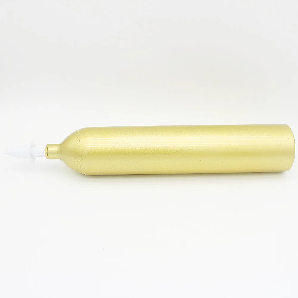High quality  reusable aluminum co2 gas cylinder 0.95L/580g co2 cream charger PCP air gun