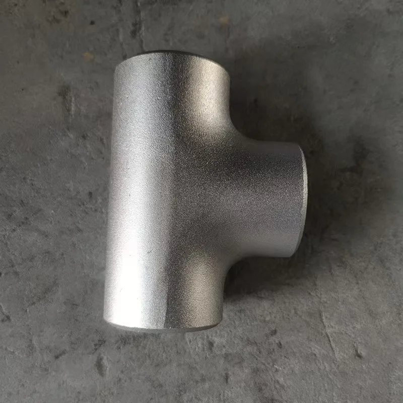 ASME B16.9 Steel Pipe Fittings Tee Carbon Steel Butt Weld Tee