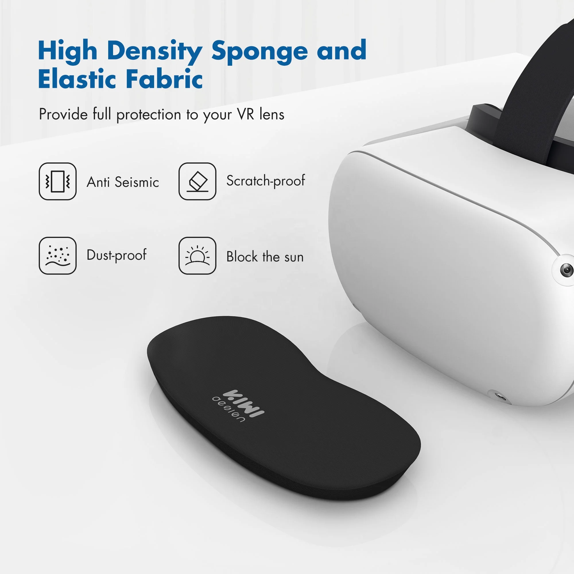 KIWI design Dust-Proof,Anti-Scratch,Washable Lens Protector Cover Case For Oculus Quest 2