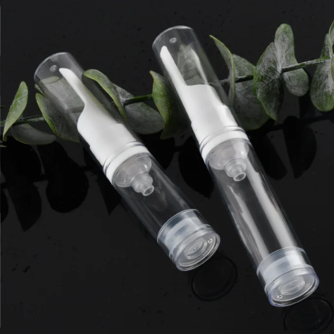 Empty airless pump spray bottles 5ml 10ml 15ml travel washing hand skincare cosmetic packaging