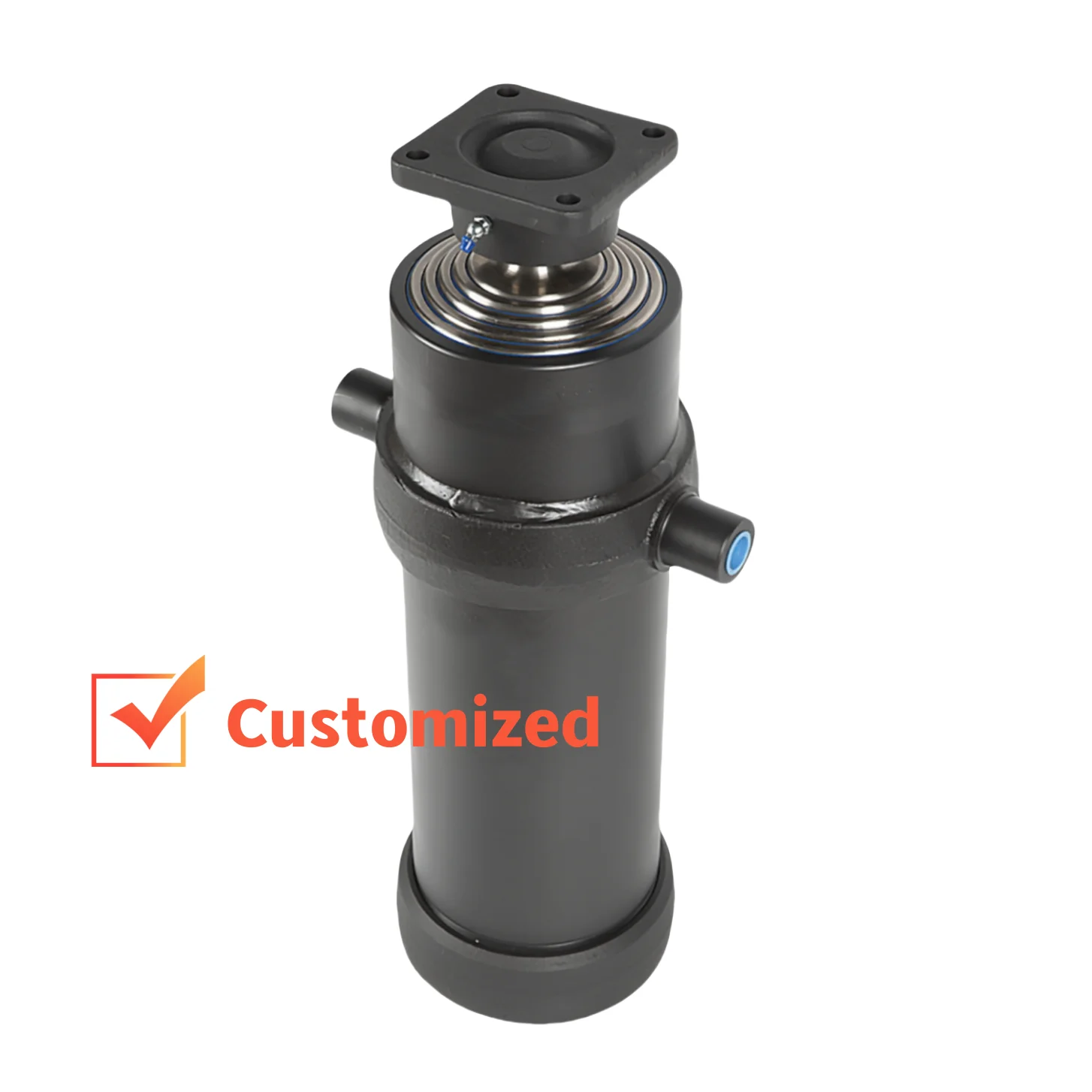 Hydraulic Cylinder for Trailer, Dump Truck, Multistage, Telescopic, Tipping Cylinder, Customized, 3, 4 , 5, 6, Stages,