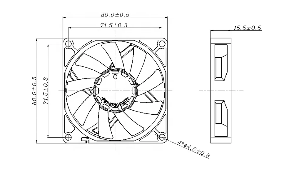 80mm 8015 mini 12v 18v 24v high air flow rice cooker dc brushless small axial cooling fan 80x80x15mm