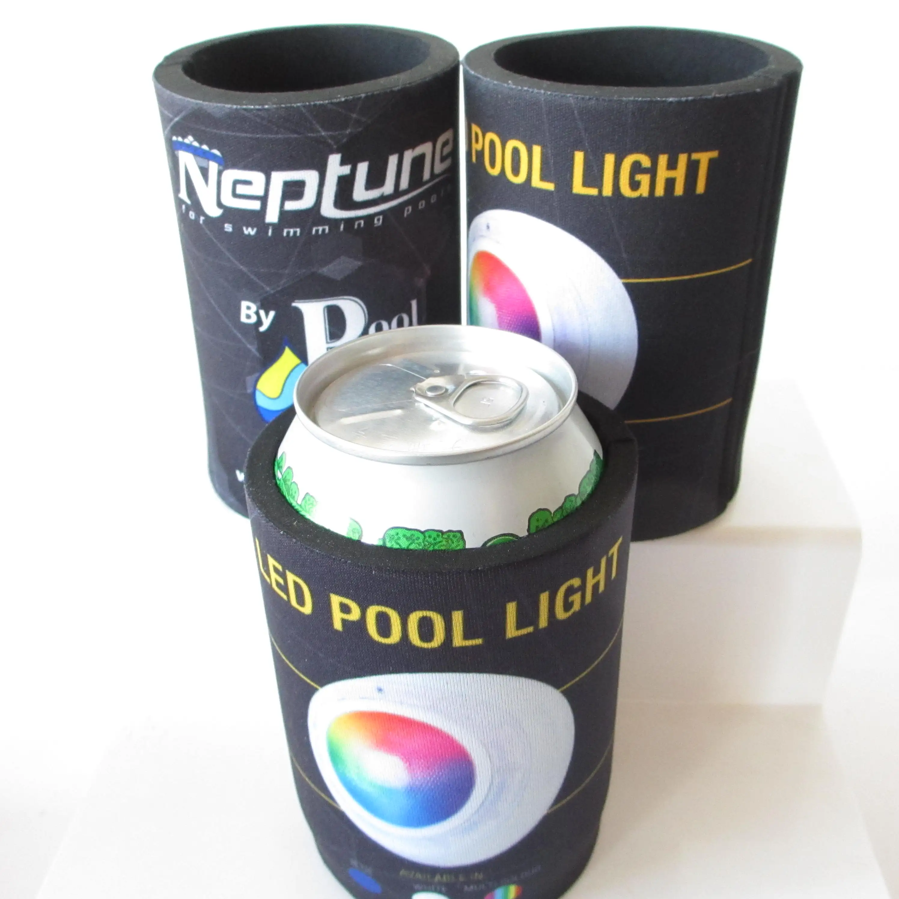 neoprene stubby cooler , Stubby can Holder with heated adhesive tape on the seam