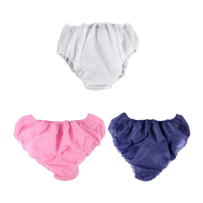Non woven breathable non woven women maternity postpartum panties super soft mesh cotton disposable underwear panties