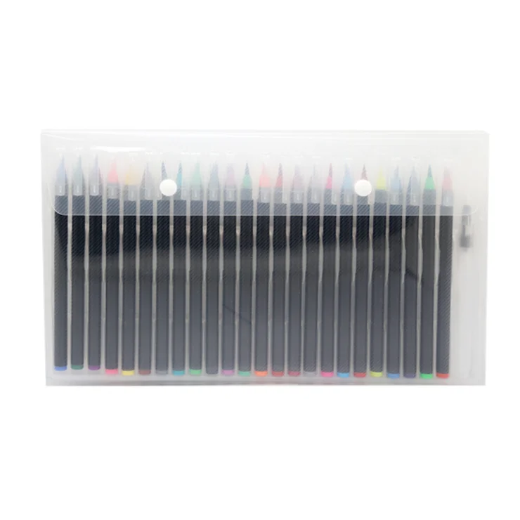 
Non-toxic wholesale 24 brush pens set watercolor marker 