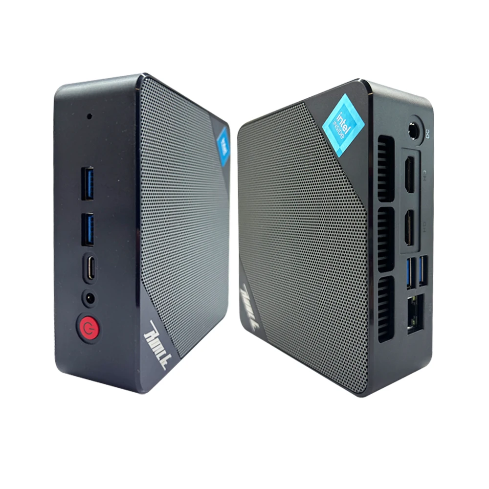 Runck Mini PC N100 предустановленный Win11 G3 Intel 16GB DDR4 RAM 256GB PCIe M.2 SSD 4K Dual HDMI/USB3.2/WiFi 6/BT5.2/2 5G RJ45
