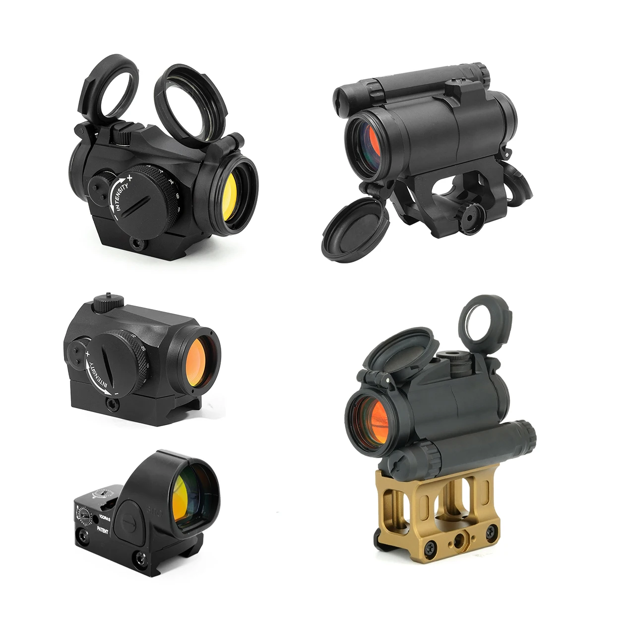 SPECPRECISION Latest Version High Mount Reflex Red Dot Sight Multiple Reticles Optics Scope with NV Function For Hunting Scope