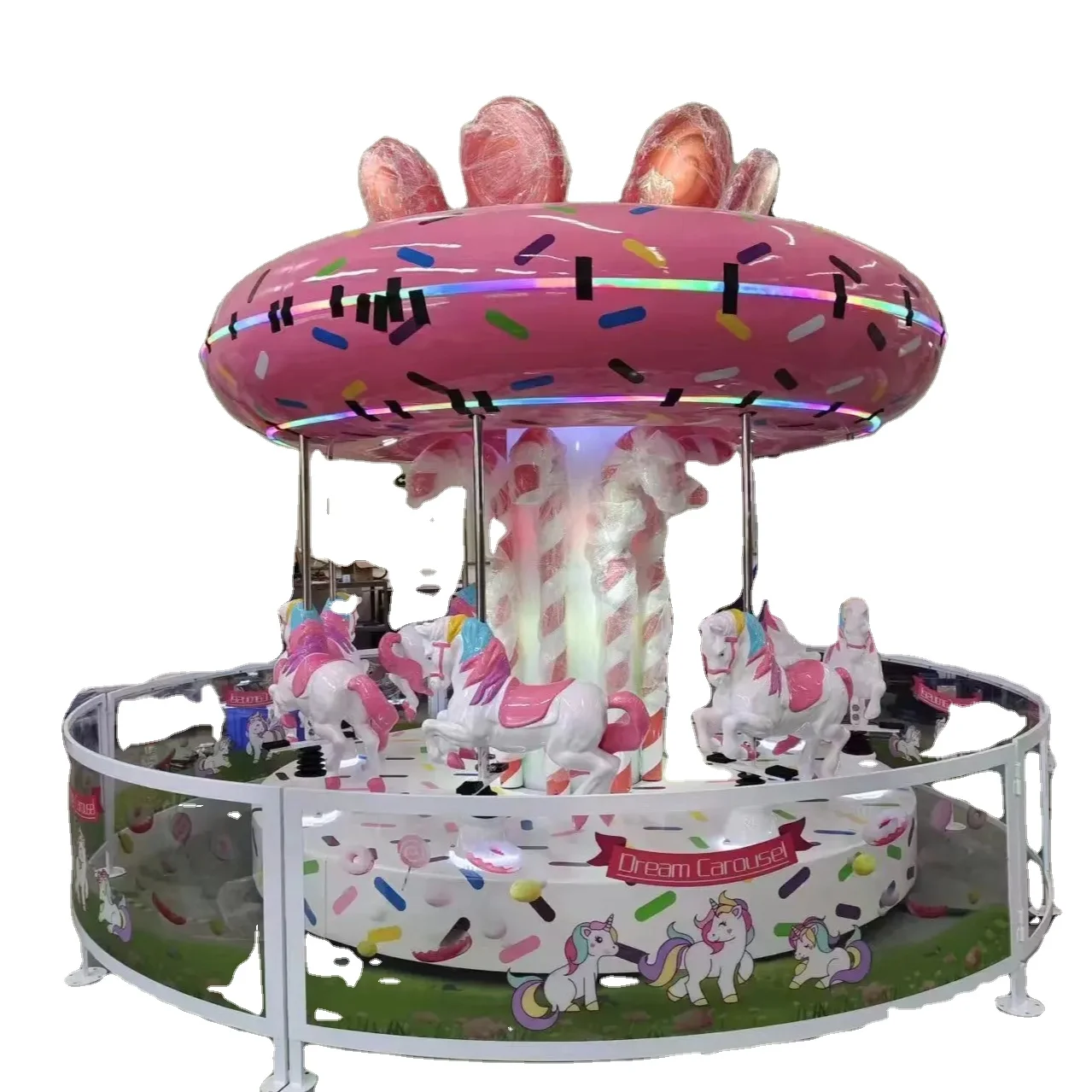 Popular Design Fairground Merry Go Round Amusement Park Equipment Dream Carousel For Sale