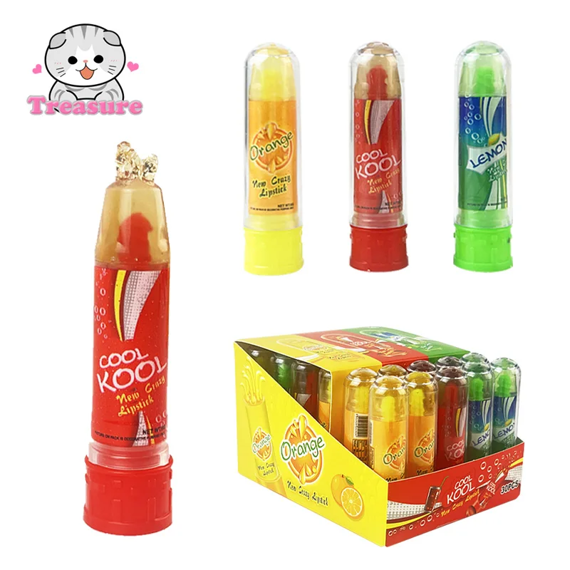 halal crazy lipstick candy liquid syrup candy