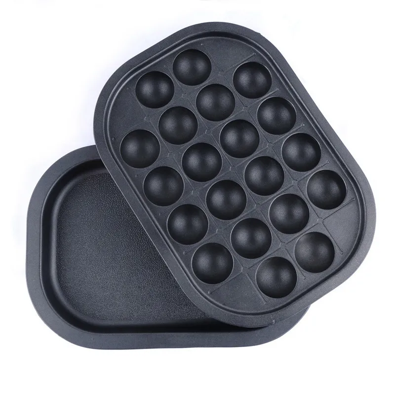 Small Takoyaki Maker BBQ Grill Mini steak Frying pan baking plates electric Octopus Balls Machine 20 holes 110V 220V EU US