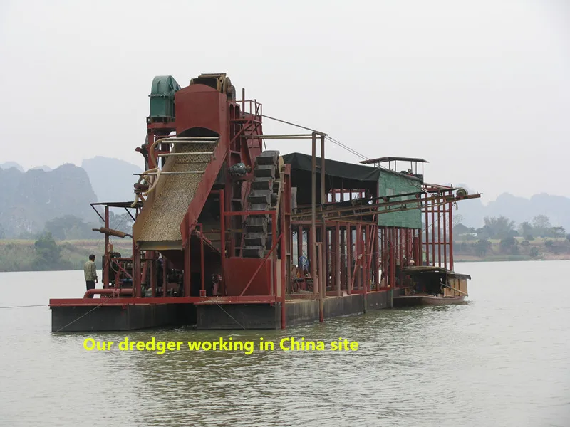 gold dredging boat/diamond mining machinery/gold mining equipment