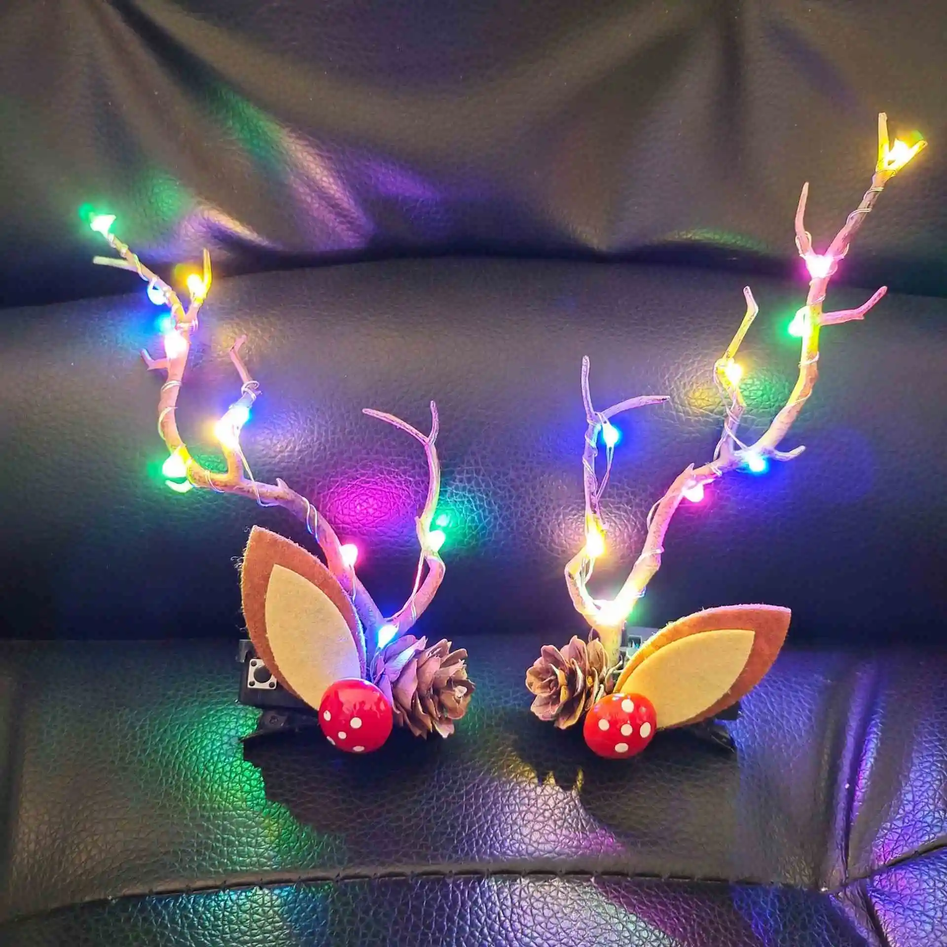 2024 New LED Christmas Design Head Clip Hairclip Clips For Party Event Wedding
