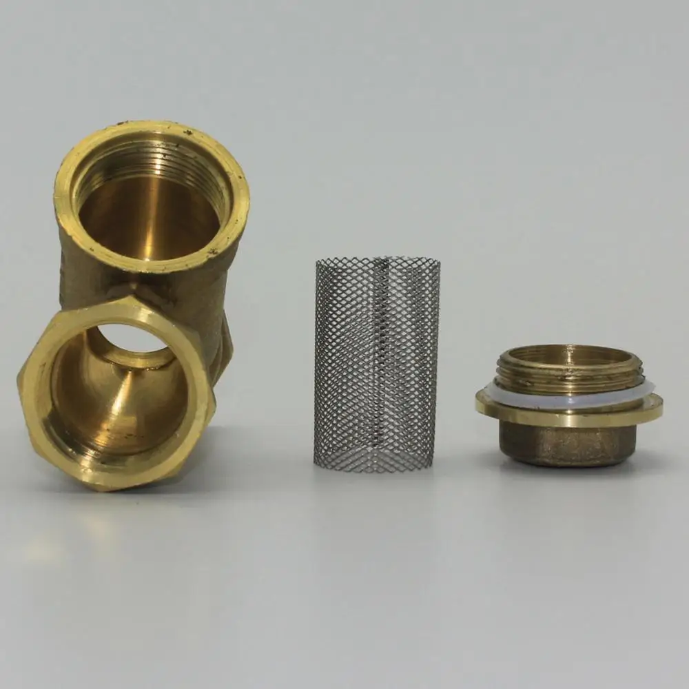 cheaper prices DN15 20 25 32 40 50 Y type brass strainers with stainless steel filter mesh for water
