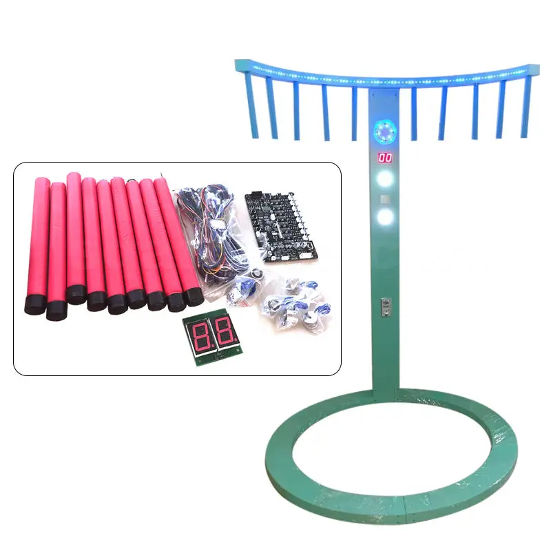 coin operated falling self-stick toss speed catch stick arcade game machine