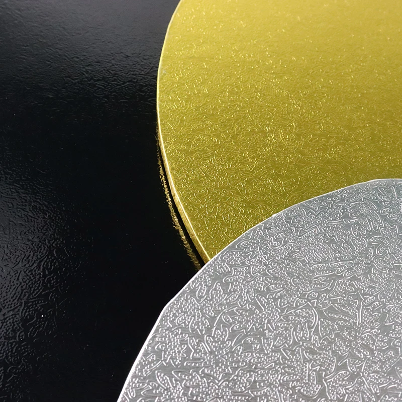 wholesale mini gold white silver 8in cake board drum 5mm 7mm mdf cake bases boards round 8inch 12inch 14inch cake boards custom