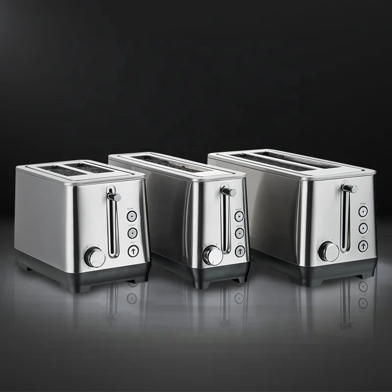 Premium Stainless Steel Bread Toaster Fast and Even Toasting for a Delicious Breakfast