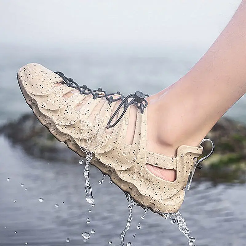 Оптовая продажа, легкие спортивные быстросохнущие мужские пляжные сандалии EVA для улицы, Водная обувь