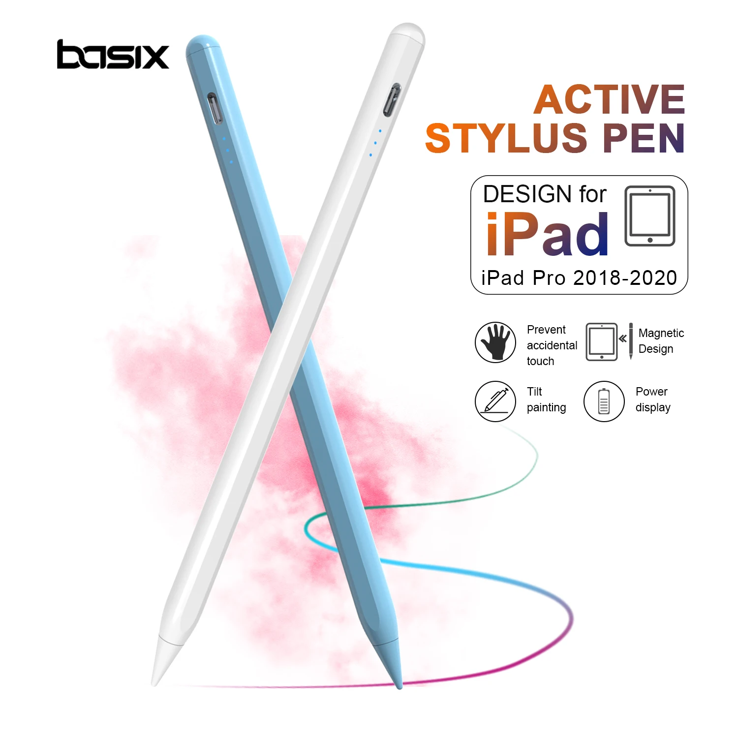 stylus pen touch screen Additional magnet POM silicone nib ce/fcc/rohs
