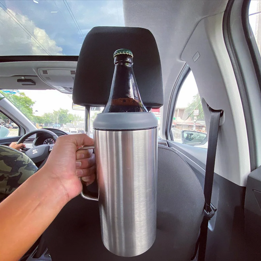 Мастер-держатель из нержавеющей стали portacaguamo, персонализированные охладители для вина из нержавеющей стали, стеклянный держатель для бутылки объемом 64 унции, охладитель для пива