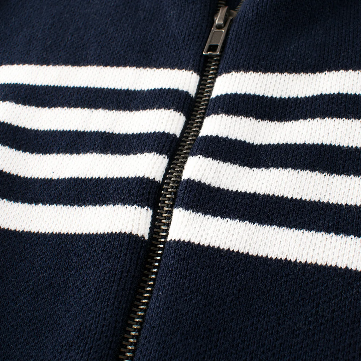 Custom 2024 Autumn and Winter New children boys zip up  cardigan Boys zippered knitted cardigan